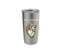 Still Evolving Anatomical Heart Monstera Leaf Stainless Steel Insulated Tumbler