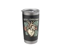 Still Evolving Anatomical Heart Monstera Leaf Stainless Steel Insulated Tumbler