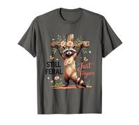 Still Feral Just Forgiven Christian Raccoon Tee T-Shirt