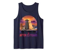 Still Fetching Love After 15 Years 15th Married Dog Couple Tank Top