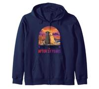 Still Fetching Love After 18 Years 18th Married Dog Couple Zip Hoodie