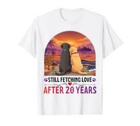 Still Fetching Love After 20 Years 20th Married Dog Couple Value Graphic T-Shirt