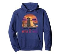Still Fetching Love After 23 Years 23rd Married Dog Couple Pullover Hoodie