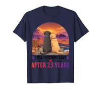 Still Fetching Love After 23 Years 23rd Married Dog Couple T-Shirt