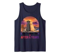 Still Fetching Love After 6 Years 6th Anniversary Dog Couple Tank Top