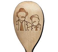 Still Game Jack & Victor Inspired Beech Wood Baking Mixing Spoon Scottish Comedy Wooden Novelty Gift for Bakers & Fans