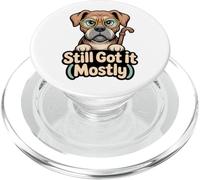 Still Got It Mostly Funny Senior Dog Art PopSockets PopGrip for MagSafe