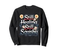 Still Healing Still Squishy Funny TTRPG Cleric Humor Sweatshirt