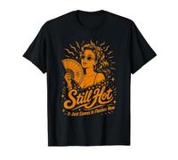 Still Hot It Just Comes in Flashes Now Menopause Funny Women Value Graphic T-Shirt, Men, Black, L