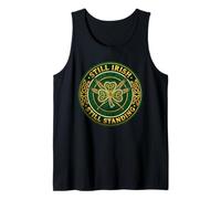 Still Irish Still Standing Celtic Shamrock St Patrick’s Day Tank Top