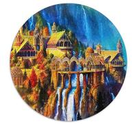 Still Life Castle Scene 1000 Piece Jigsaw Puzzle for Kids And Adults European Architecture Colourful Jigsaws Educational Games Creativity & Gift Giving 1000pcs (67.5x67.5cm)