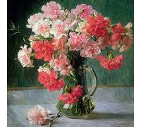 Still Life Of Carnations By Vernon Emile (1872-1919) - Tracks Publishing Artistic Blank/Birthday Card - ART297