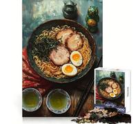 Still Life Ramen Painting Hard Jigsaw Puzzle for Adults 1000 Pieces Boost Recall Calm Escape Tight Edge 50x75cm