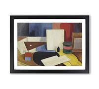 Still Life Vol.1 by Roger De La Fresnaye Framed Print | A2 Black Framed Wall Art | Ready to Hang | Modern Nature Picture | Living Room Bedroom Lounge Office