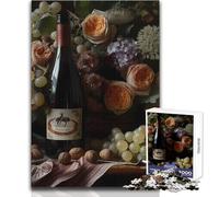 Still Life with Cheese 1000 Piece Jigsaw Puzzles for Adults Teenagers Creative Problem Solving Game Heartfelt Memorable Gift Idea Size 38x26cm