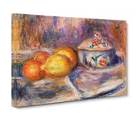 Still Life With Fruits Vol.1 By Pierre-Auguste Renoir Canvas Print for Living Room Bedroom Home Office Décor, Wall Art Picture Ready to Hang, 30 x 20 Inch (76 x 50 cm)