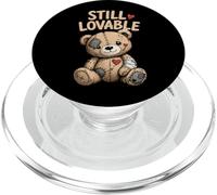 Still Lovable Cute Broken Teddy Bear PopSockets PopGrip for MagSafe