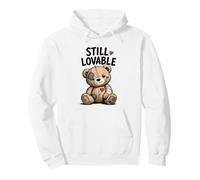 Still Lovable Teddy Bear Pullover Hoodie