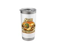 Still Not Bothered Duck Funny Sarcastic Duck Vintage Stainless Steel Insulated Tumbler
