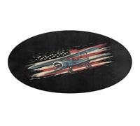 Still Playing With Airplanes Vintage Round Rug Washable Area Rugs Floor Mats Carpet for Living Room Bedroom Bathroom