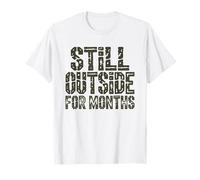 Still Plays Outside Five Months Thru Hiker Hike Humor Long T-Shirt