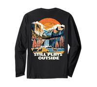 Still Plays Outside Nature Outdoors Lover Mountain Hiking Long Sleeve T-Shirt