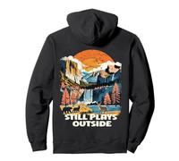 Still Plays Outside Nature Outdoors Lover Mountain Hiking Pullover Hoodie