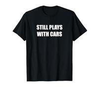 Still Plays with Cars T-Shirt, Men, Black, 3XL