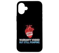 Still Pumping Cardiac Heart Survivor Case for iPhone 16 Plus