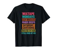 STILL RAD AT 40 - 90s Retro Birthday Mixtapes Pagers 40th T-Shirt