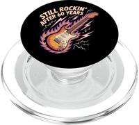 Still Rockin’ After 60 Years Electric Guitar Flame PopSockets PopGrip for MagSafe