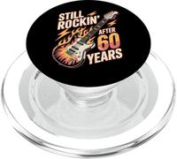 Still Rockin’ After 60 Years Flaming Guitar Design PopSockets PopGrip for MagSafe