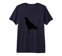 Still Shadow Raven in Profile Premium T-Shirt