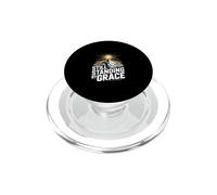 Still Standing By Grace Christian Mountain Faith PopSockets PopGrip for MagSafe