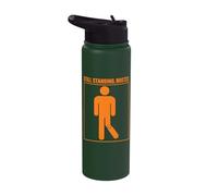 Still Standing Mostly Funny Amputee Leg Amputated Leg Joke Stainless Steel Insulated Water Bottle