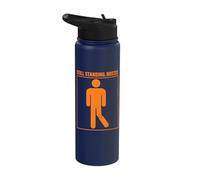 Still Standing Mostly Funny Amputee Leg Amputated Leg Joke Stainless Steel Insulated Water Bottle