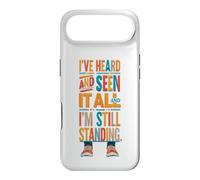 Still Standing Motivational Funny Typography Graphic Design Case for iPhone Air