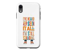 Still Standing Motivational Funny Typography Graphic Design Case for iPhone XR