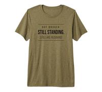 Still Standing Widower Not Broken Grief Memorial Gift Premium T-Shirt