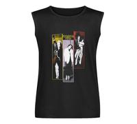 Still Thompson Twins 80S UK Band Mens Black Sleeveless T-Shirt Graphic Tee Printed Unisex Vest Tank Tops Shirt L
