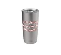 Still Visiting Mapple World Frequently Retro Fantasy MMORPG Stainless Steel Insulated Tumbler