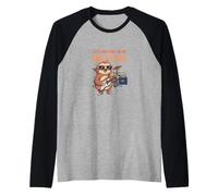 Still Waiting On My Big Break Rock and Roll Sloth Raglan Baseball Tee