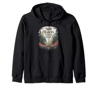 Still Waters Fierce Soul Quiet Strength Nature Lover Zip Hoodie