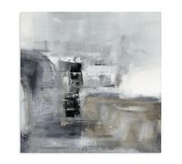 'Still Waters Monochrome Abstraction'| Canvas Art