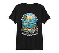 Still Waters Sharp Teeth Barracuda Ocean Lovers Premium T-Shirt