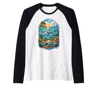 Still Waters Sharp Teeth Barracuda Ocean Lovers Raglan Baseball Tee