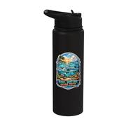 Still Waters Sharp Teeth Barracuda Ocean Lovers Stainless Steel Insulated Water Bottle