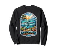Still Waters Sharp Teeth Barracuda Ocean Lovers Sweatshirt