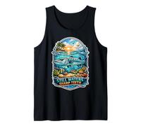 Still Waters Sharp Teeth Barracuda Ocean Lovers Tank Top