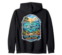 Still Waters Sharp Teeth Barracuda Ocean Lovers Zip Hoodie